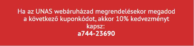 Unas kuponkód 10% kedvezmény: a744-23690